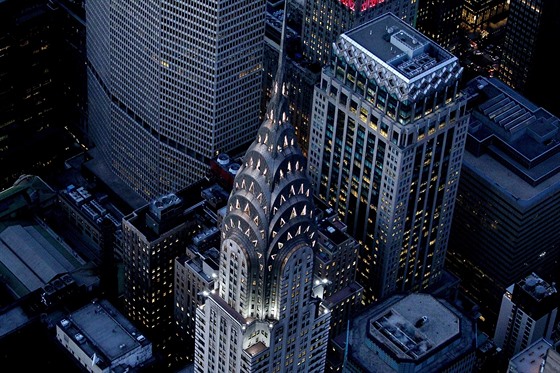 Mrakodrap Chrysler Building z roku 1930 je pátou nejvyí stavbou New Yorku.