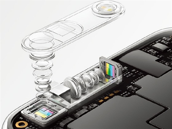 Optick soustava smartphonu s mnohonsobnm optickm zoomem