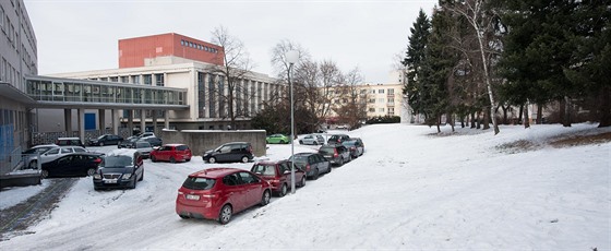 Souasná podoba parku za zlínským divadlem.