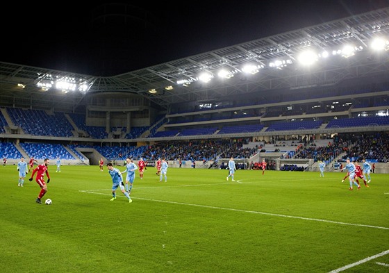Momentka z utkání Slovanu Bratislava - ilustrační foto. 