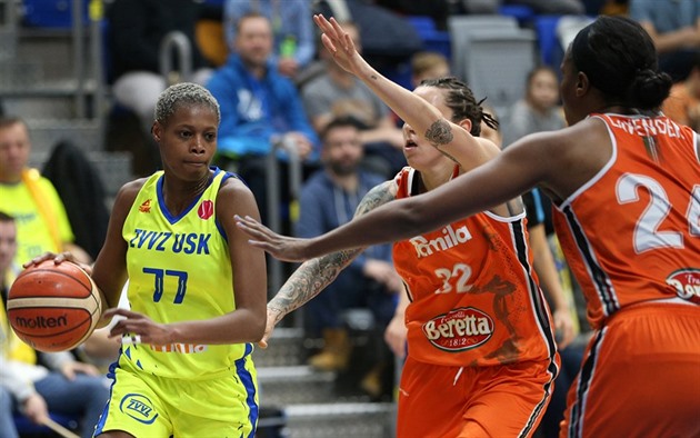ONLINE: Basketbalistky USK hrají se Schiem o euroligový bronz