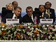Prezident Uzbekistnu s premirem R Andrejem Babiem bhem summitu v Indii...