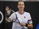 �esk� tenistka Petra Kvitov� slav� v�t�zstv� ve 2. kole Australian Open.