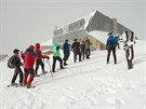 Chata M.R. tefánika patí mezi nejpopulárnjí cíle skialpinist nebo turist...