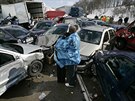 2008. Hromadná havárie na dálnici D1 (David W. erný, Reuters)