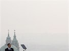 2009. Americký prezident Barack Obama v Praze (Joe Klamar, AFP)