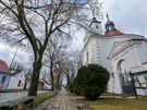 Alej listnatch strom ped kostelem svatho Michala v Bechyni m bt pokcena...