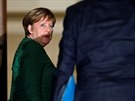 Setkání nmecké kancléky Angely Merkelové s eckým premiérem Alexisen...