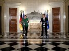 Setkání nmecké kancléky Angely Merkelové s eckým premiérem Alexisen...