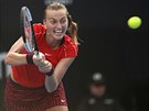 Petra Kvitová ve finále turnaje v Sydney.