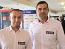Pavel Padrnos (vpravo) a René Andrle, dva bývalí elitní etí profesionálové a...