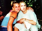 Eminem a matka jeho dcery Hailie, Kimberly Mathersová (31. 3. 2004)