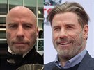 John Travolta v lednu 2019 a v prosinci 2018