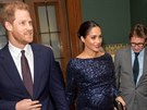Princ Harry a vévodkyn Meghan (Londýn, 16. leden 2019)