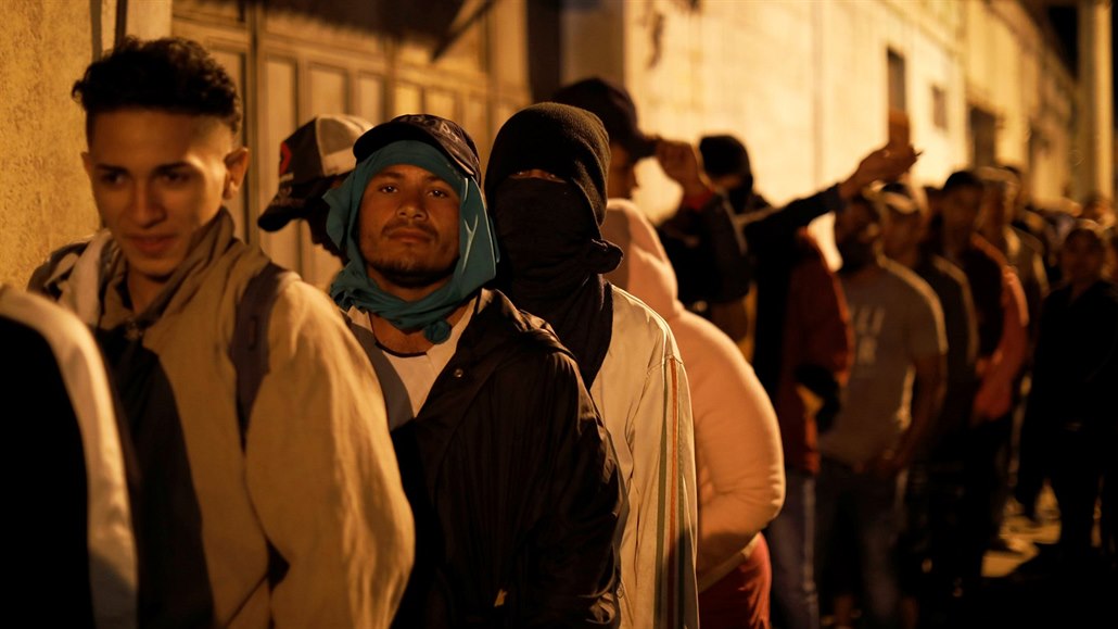 Migranti mí�ící do USA (17. ledna 2019)