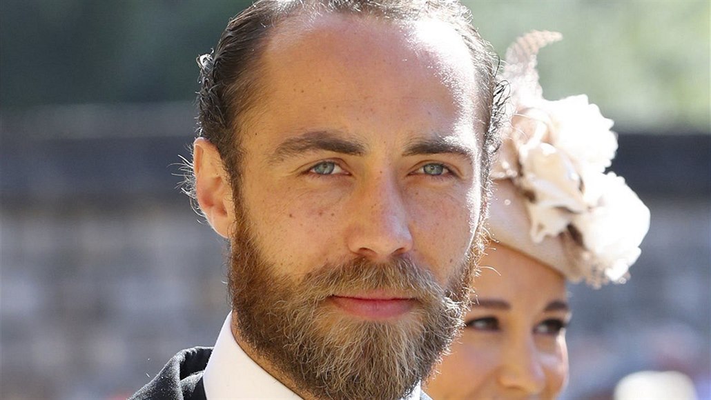 James Middleton na svatb� prince Harryho a Meghan Markle (Windsor, 19. kv�tna...