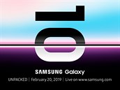 Samsung pedstav model Galaxy S10 20. nora.