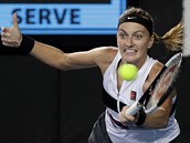 Petra Kvitov bhem 1. kola Australian Open.