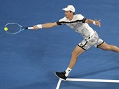 Tenista Tom Berdych ve 3. kole Australian Open.