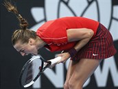 Petra Kvitov ve finle turnaje v Sydney.
