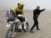 Etienne Lavigne, editel Rallye Dakar, nasmroval Jana Brabce.