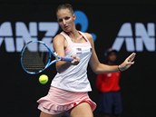OSMIKA. esk tenistka Karolna Plkov vstoupila do Australian Open jako...