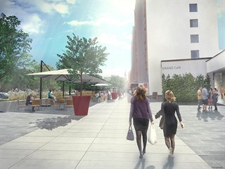 Vizualizace nového centra Kopřivnice