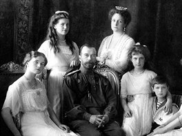 Carská rodina Romanovců v Livadijském paláci na Krymu (1913)