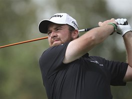 Golfista Shane Lowry bhem turnaje v Ab Zab.