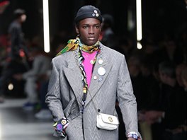 Versace show, Runway, Fall Winter 2019, Milan Fashion Week Men's, Italy