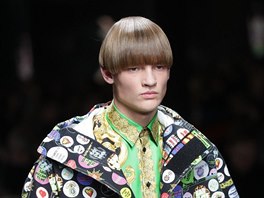 Versace show, Runway, Fall Winter 2019, Milan Fashion Week Men's, Italy