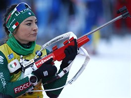 Dorothea Wiererová ve sprintu v Ruhpoldingu.