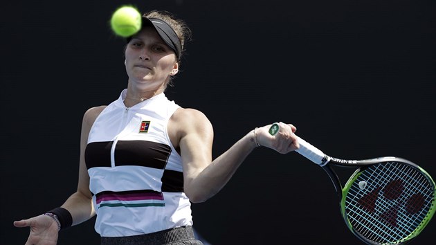 Markéta Vondrošuová ve 2. kole Australian Open.