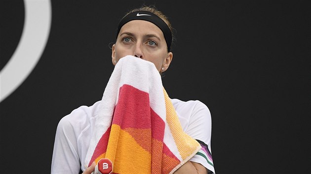 Petra Kvitov bhem 2. kola Australian Open.