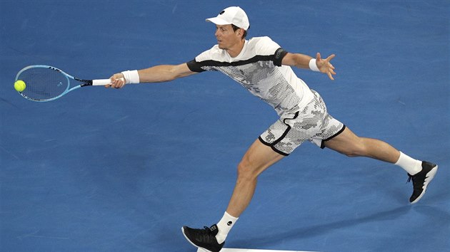 Tenista Tom Berdych ve 3. kole Australian Open.