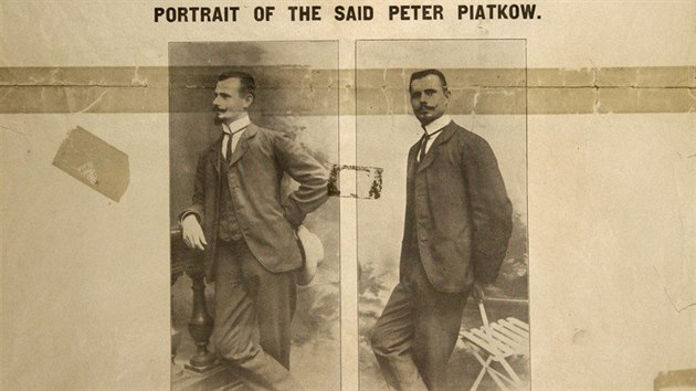 Muž, o něhož měla policie eminentní zájem: Peter the Painter známý jako Peter Piatkow aka Schtern.