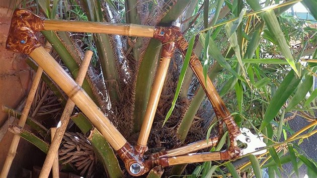Bambus je v Ugandě dostupným materiálem.