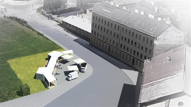 Novou �ek�rnu na brn�nsk�m doln�m n�dra�� m� tvo�it osm mobiln�ch kontejner�.