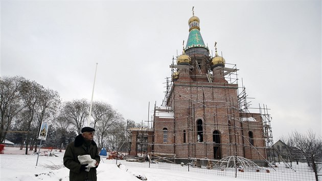 V mal srbsk vesnice Banstol stav pravoslavn kostel, kter chtj mstn pojmenovat po ruskm prezidentovi Vladimiru Putinovi (11.1.2019).