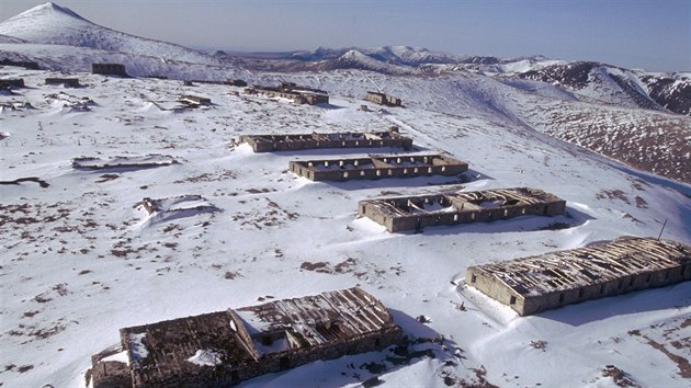 Stavby bvalho sovtskho gulagu Pevek na vchodn Sibii