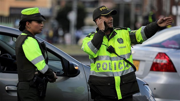 Kolumbijsk policie dlouhodob bojuje proti vysok kriminalit.(17.1.2019)