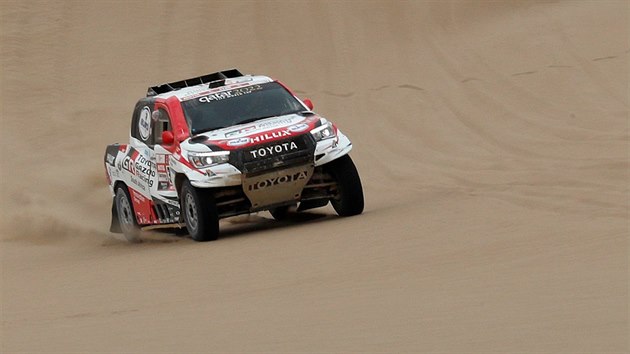 Kataan Nsir Attja v 8. etap Rallye Dakar.