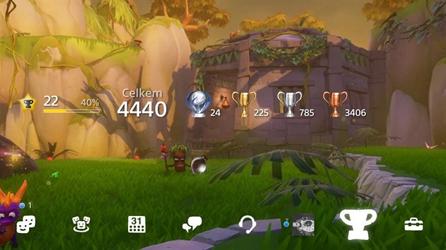 Zobrazen trofej na PS4