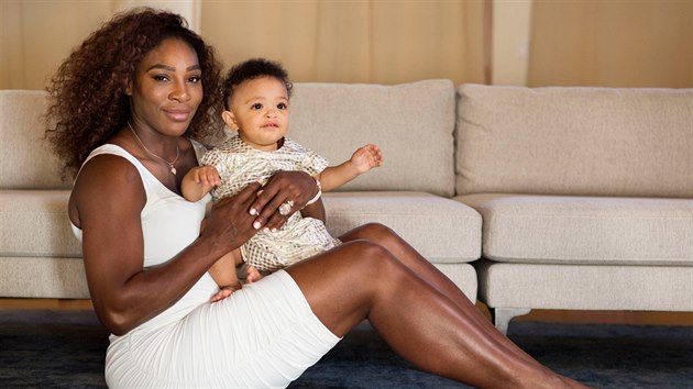 Serena Williamsová a její dcera Olympia (15. 6. 2018, Kalifornie)