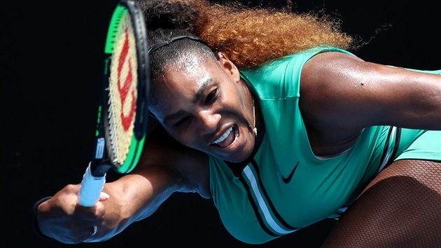 IKONA. Americk tenistka Serena Williamsov se po ron odmlce vrtila na Australian Open.