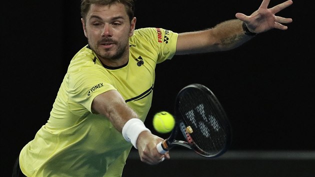 STAN. vcarsk tenista Stan Wawrinka hraje ve druhm kole Australian Open s Kanaanem Milosem Raonicem.