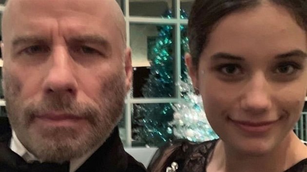 John Travolta a jeho dcera Ella (6. ledna 2019)