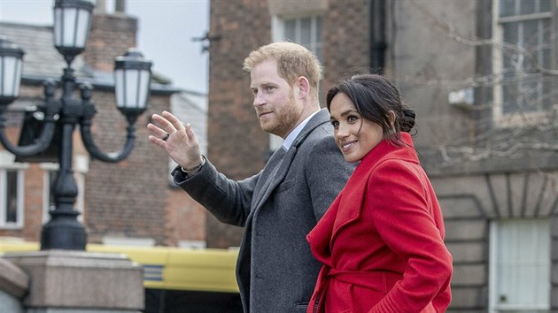 Princ Harry a vévodkyně Meghan (Birkenhead, 14. ledna 2019)