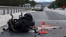 Nehoda ti aut u Kytína (13. 1. 2019)
