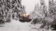 Magistrála u Bublavy. (17. 1. 2019)